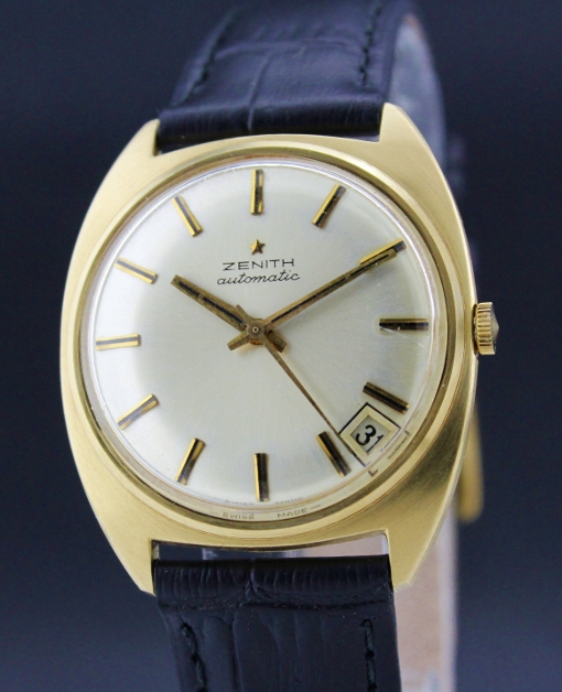 (image for) A 18K YELLOW GOLD ZENITH AUTOMATIC WATCH